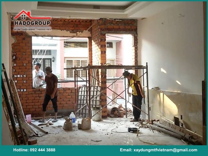 Các hạng mục sửa nhà tại Định Công