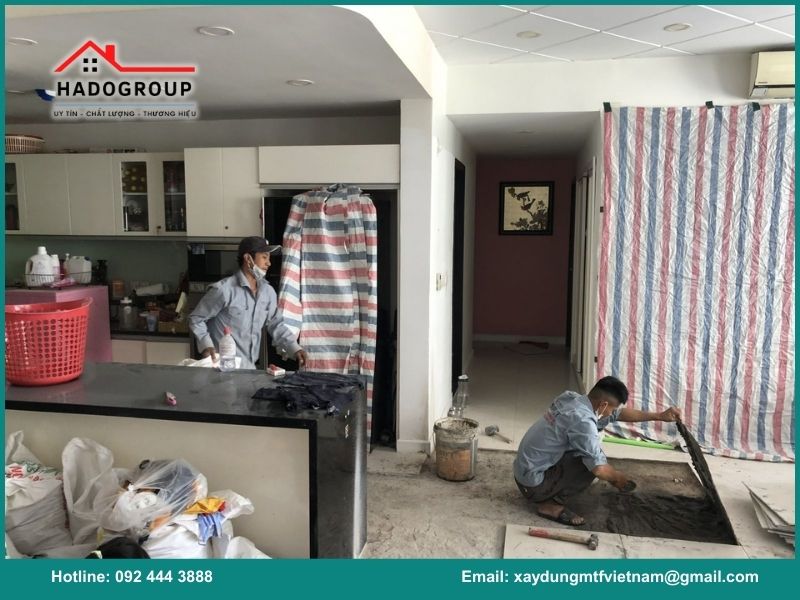 Các hạng mục sửa nhà tại Phú Thượng của Hadogroup