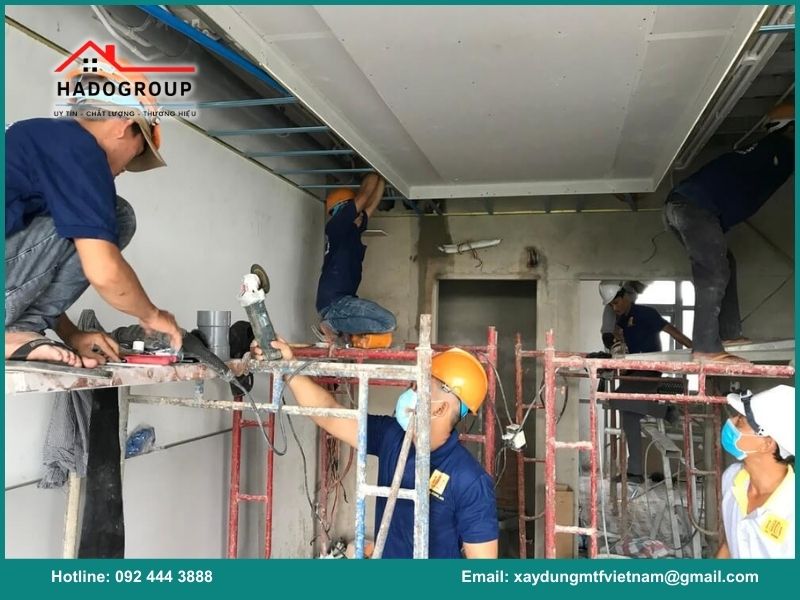 Các hạng mục sửa nhà tại Thượng Cát của Hadogroup