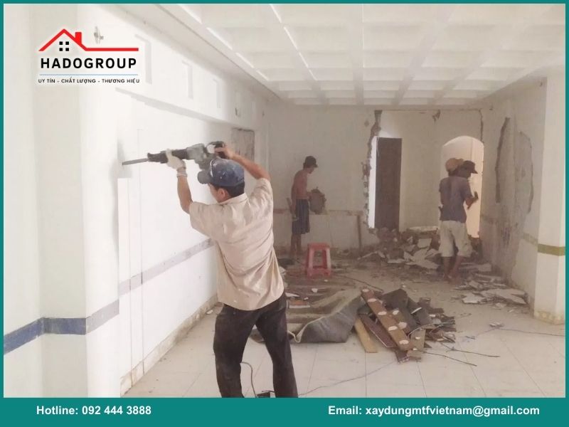 Quy trình sửa nhà tại Ba Đình chuyên nghiệp của Hadogroup