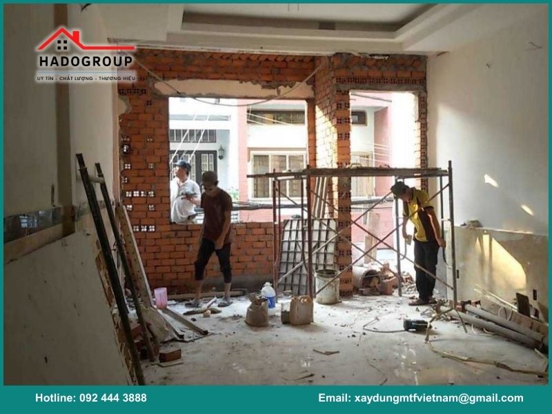 Quy trình sửa nhà tại Cửa Nam chuyên nghiệp của Hadogroup