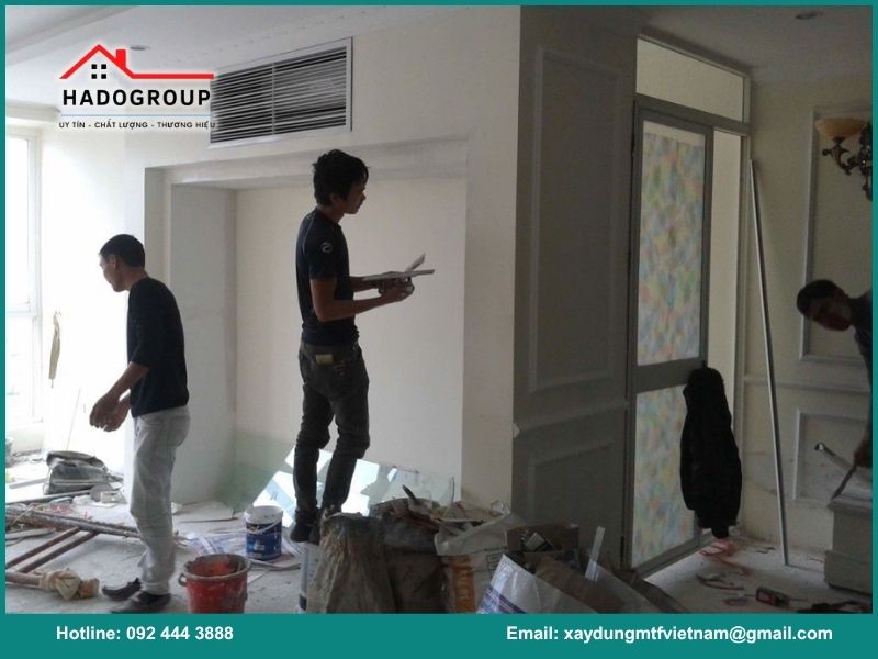 Quy trình sửa nhà tại Đống Đa của Hadogroup