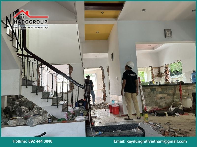 Quy trình sửa nhà tại Hai Bà Trưng của Hadogroup