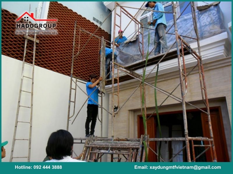 Quy trình sửa nhà tại Hoàng Mai của Hadogroup