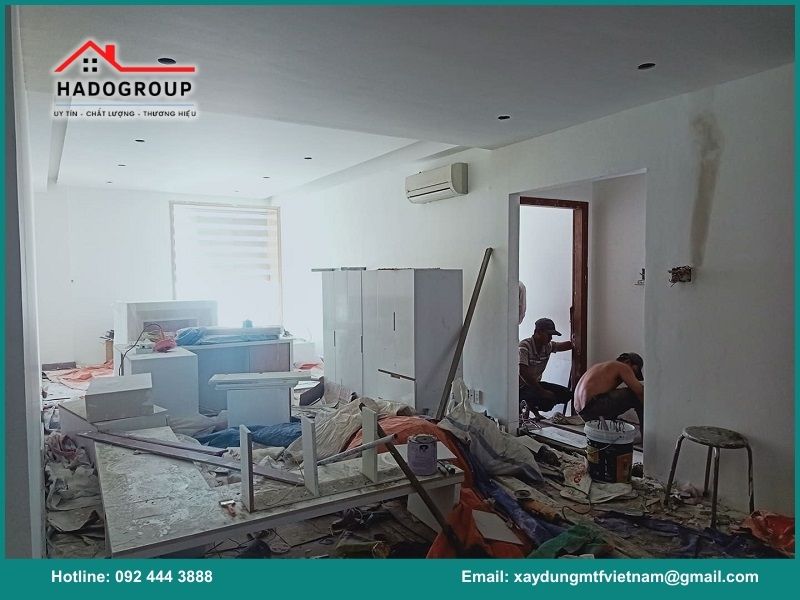 Quy trình sửa nhà tại Phú Thượng của Hadogroup