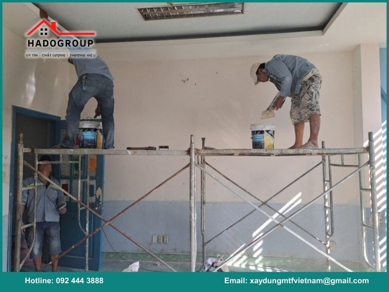 Quy trình sửa nhà tại Xuân Đỉnh của Hadogroup