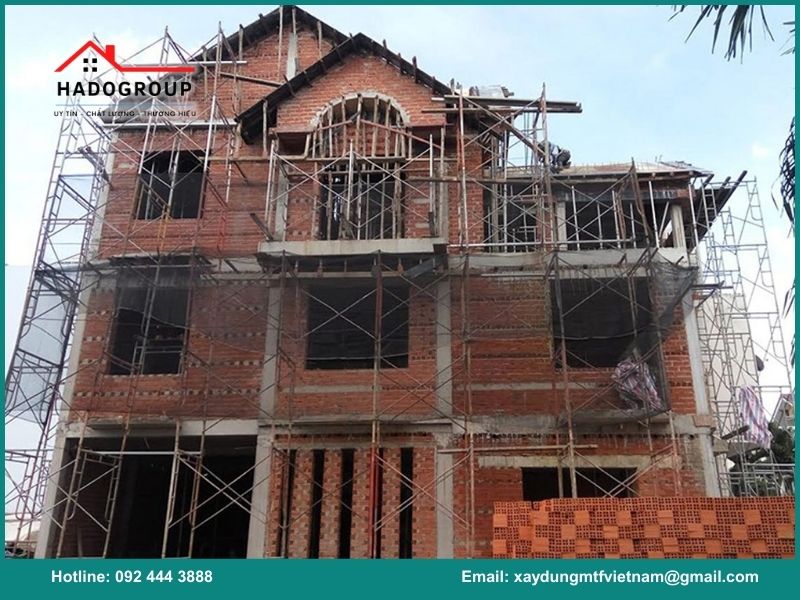 Quy trình xây dựng phần thô tại Cửa Nam của Hadogroup